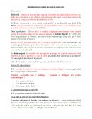 Introduction à l’étude du droit et droit civil