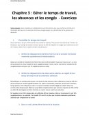 Gestion du temps de travail