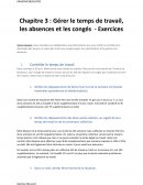 Gestion du temps de travail