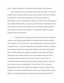 Analyse des impacts de l’environnement macroéconomique sur une entreprise.