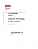 Le management du changement : Analyse d’un incident critique : production d’un référentiel simple de consultation