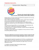 Etude de cas : Burger King