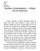 Œdipe Roi de Sophocle