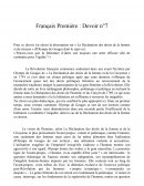 Olympe de Gouges / Déclaration des droits de la femme et de la citoyenne