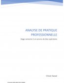 Etude de situation / 3ème année d’étude en soins infirmiers : Le bloc opératoire