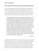 La liberté / Merleau-Ponty
