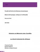 Le fonctionnement de l’Afrique sur le plan juridique et sociologique antérieurement à la colonisation