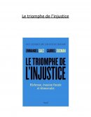 Le triomphe de l'injustice