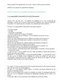La responsabilité civile