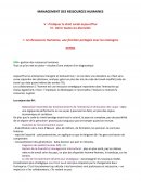 Management des RessourcesHumaines