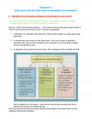 Quel est le rôle de l’état dans la régulation économique ?