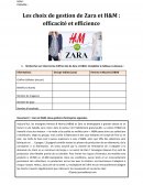 Étude comparative zara et h&m : choix de gestion