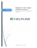 Exemple rapport de stage 3eme