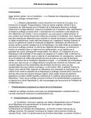 Article 6 alinéa 1 de la Constitution : « Le Président de la République est élu pour cinq ans au suffrage universel direct »  