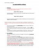 La responsabilité juridique