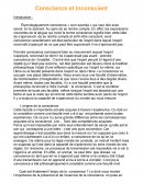 Conscience et inconscient