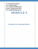 Situation de communication / élève aide-soignant à l'institut de formation