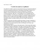 L'article du monde sur Apollinaire