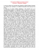 Du service militaire au service civique: l'encadrement de la jeunesse