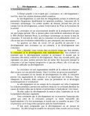 Développement et croissance économique sont-ils irrémédiablement liés ?