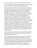 Comédie sociale : L'homme ne fait-il que jouer des roles ?