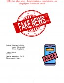 Les fakes news : désinformation « complotisme »:un danger pour la cohesion social