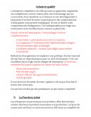 Cours achat et qualité