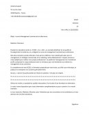 Lettre de motivation / Licence Management commercial en alternance