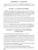 Droit des contrats / La caducité