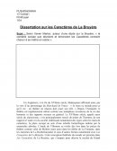 La Bruyère : Sujet : Selon Xavier Marton, « la comédie sociale que dévoilent et dénoncent les Caractères contraint chacun à se mettre en scène ».