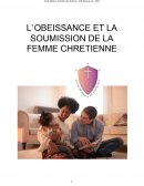 Obéissance et soumission de la femme chrétienne