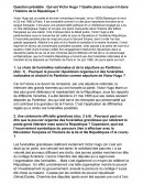 Qui est Victor Hugo ? Quelle place occupe-t-il dans l’histoire de la République ?