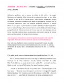Analyse linéaire de Guillaume Apollinaire / Marie