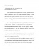Introduction analyse linéaire "Vieille chanson du jeune temps" Les Contemplations de Victor Hugo