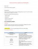 Étude quantitative et application du marketing mix