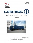 Présentation de l’entreprise Kuehne Nagel