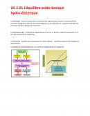 L'équilibre acidoasique et hydroélectrolitique