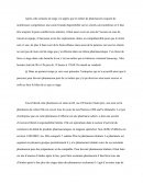 Stage / métier de pharmacien