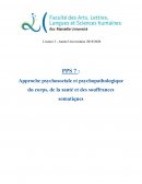 Aide-soignante / Approche psychosociale et psychopathologique du corps, de la santé et des souffrances somatiques