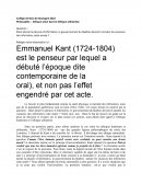 Ethique selon Kant et éthique utilitariste