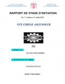 Rapport de stage d'initiation à l'école Supérieure de technologie Sidi Mohammed ben Abdallah.