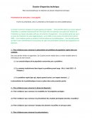 Dossier d’expertise technique