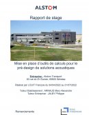 Mise en place d’outils de calculs pour le pré-design de solutions acoustiques