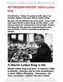 Freedom fighter : Martin Luther King