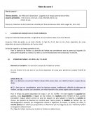 Notes de cours - Cours 6 - Droit de la famille