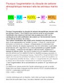 Pourquoi l’augmentation du dioxyde de carbone atmosphérique menace t-elle les animaux marins ?