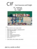 CIF Cost Insurance and Freight