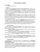 Fiche thématique : l’inflation