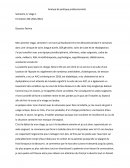 Analyse de pratique professionnelle