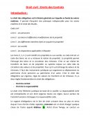 Introduction droit civil L2 Droits des Contrats